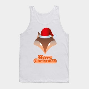 Merry Christmas Fox Tank Top